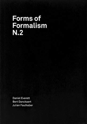 Forms Of Formalism N2