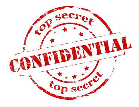 Top Secret Confidential Stock Illustration Illustration Of Ream 92090389