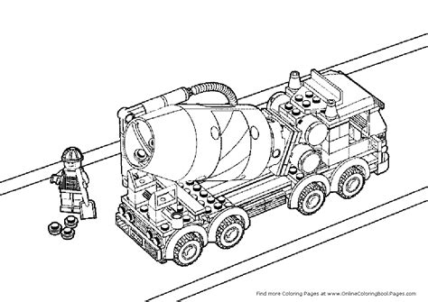 Lego camions  Coloriage Legos  Coloriages pour enfants
