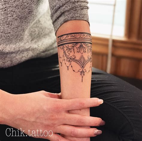 Mandala Tattoo Arm Lace Delicat Forearm Tattoos Arm Tattoo Arm Band