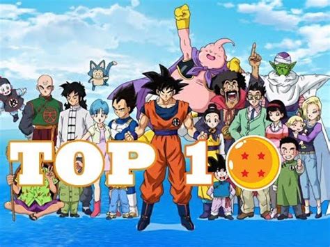 Dragon ball z is the landmark anime series sandwiched between dragon ball and dragon ball gt. Top 10 Dragon Ball Characters - YouTube