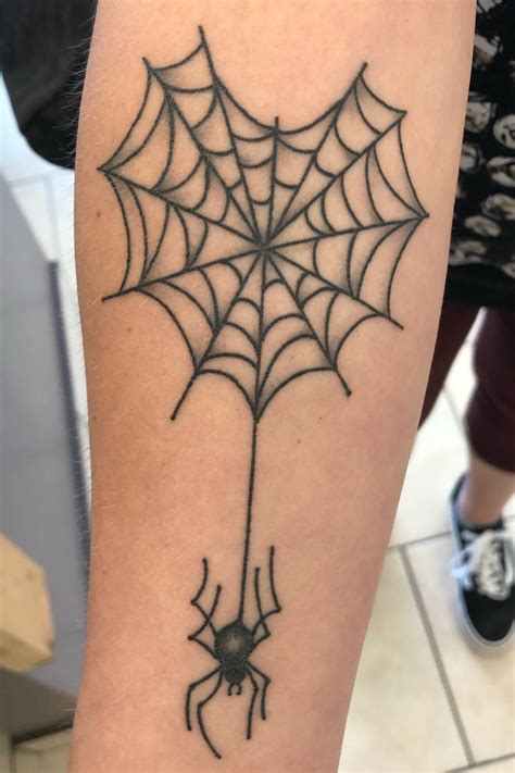 Spider Web Tattoos Ideas And Designs And Their Meanings Tats N Rings Web Tattoo