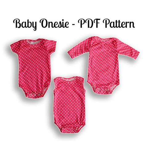 Baby Onesie Pattern By Mammacandoit On Etsy