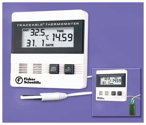 Fisherbrand Traceable Thermometer With Timedate Maxmin Memory
