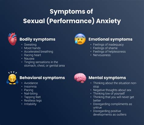 how to overcome sexual performance anxiety a self help guide based on cognitive behavioural