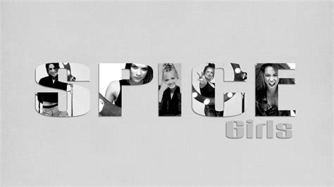 Download Greyscale Spice Girls Art Wallpaper