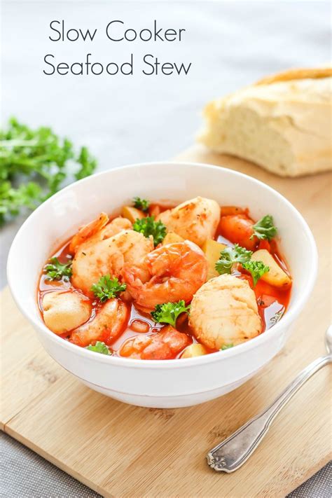 Cover and cook on high for 3 hours or low for 6 hours. Slow Cooker Seafood Stew | Recipe | Seafood recipes, Cooking recipes, Slow cooker appetizers