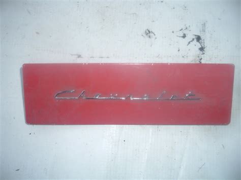 1958 59 60 61 62 Chevrolet Corvette Radio Delete Plate Original Gm