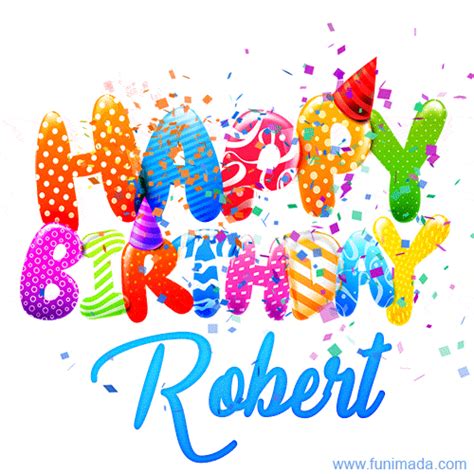 Happy Birthday Robert Creative Personalized  With Name