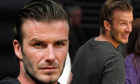 David Beckham Unveils His New Hairstyle During A Star Packed La Lakers