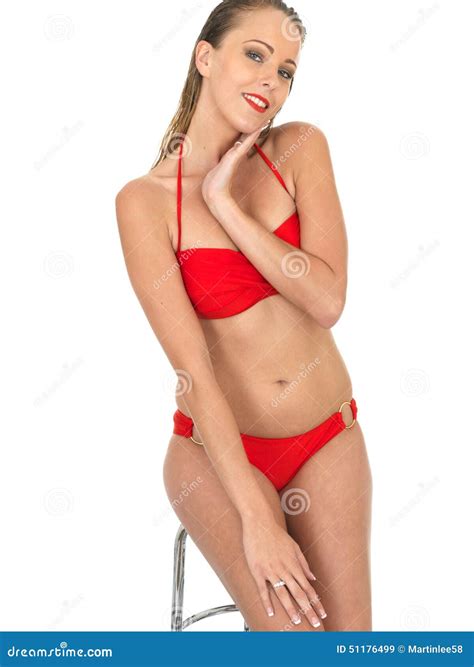 Sexy Vrouw Pin Up Model In Een Bikini Stock Afbeelding Image Of Geïsoleerd Vakantie 51176499