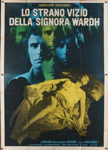 BLADE OF THE RIPPER Italian 4F Movie Poster 55x79 EDWIGE FENECH GIALLO