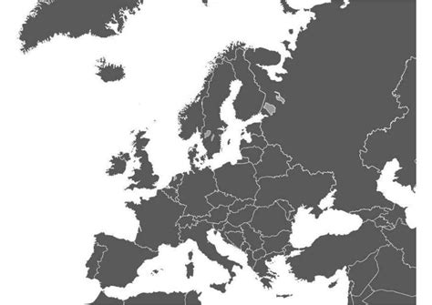 Dibujo Para Colorear Mapa De Europa Img