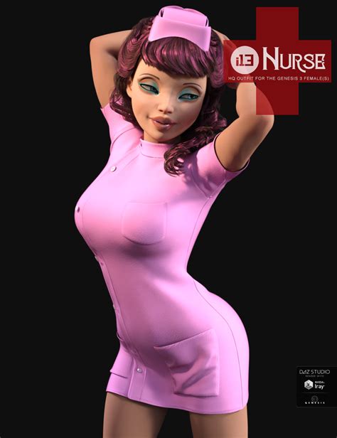 I13 Nurse Outfit For The Genesis 3 Female S Daz 3d