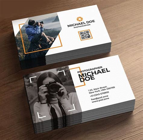 Unique Business Cards Photography Artisaq