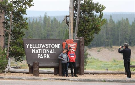 A Yellowstone Geyser Shot Steaming Hot Water Roughly 30 Feet Into The