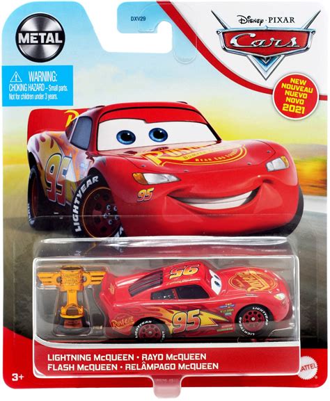 Disney Pixar Cars Cars 3 Metal Lightning Mcqueen 155 Diecast Car With