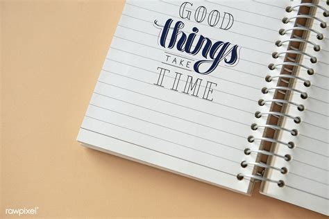 Download Download premium psd of Badge on lined notebook mockup ...