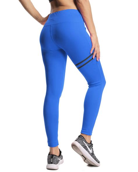 Seasum Seasum High Waist Yoga Pants For Women Tummy Control Sports Workout Running Leggings