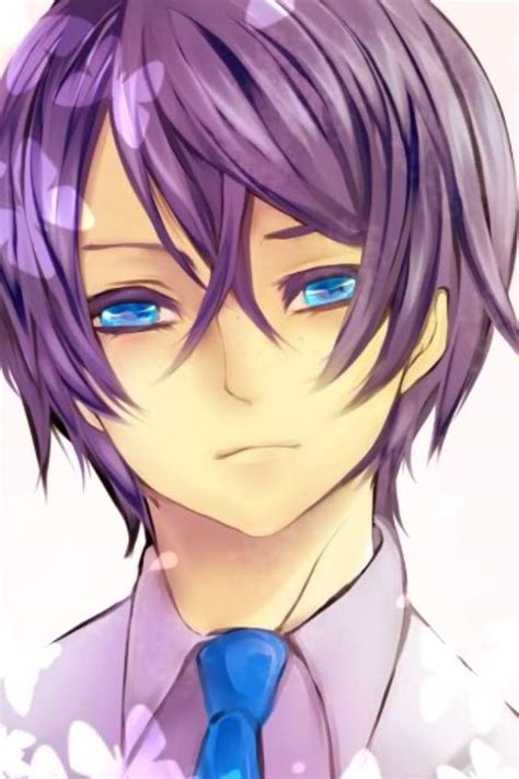 Anime Boy Purple Hair Apchiセム♔ On Twitter Anime Purple Hair Anime