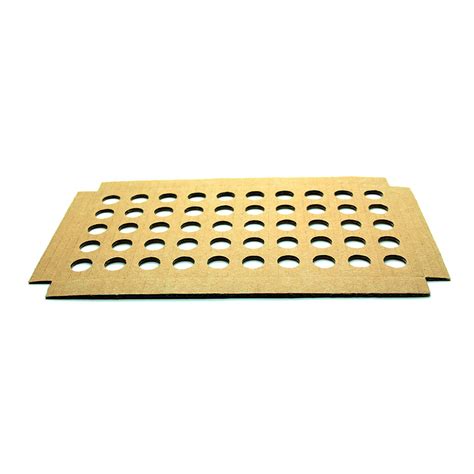 Holed Cardboard Platforms 50 Holes X 18mm Hsconline