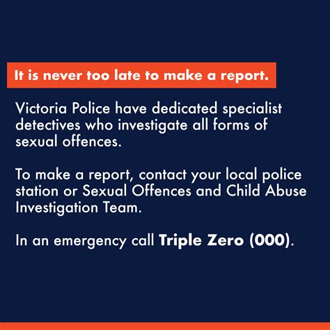 Victoria Police On Twitter Tw Sexual Assault This Month Is Sexual Assault Awareness Month