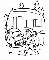 Camping Camper Coloring Caravan Printable Sheets Rv Printables Embroidery Trailer Colouring Sheet Theme Scribblefun Campers Preschool Adult Cars Fishin Goin sketch template