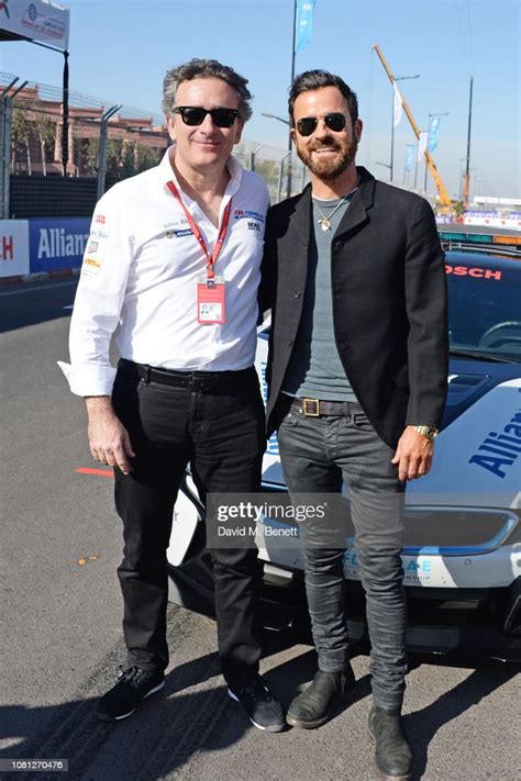 Formula E Ceo Alejandro Agag And Justin Theroux Attend The Abb Fia