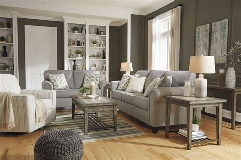 Velletri Pewter Living Room Set From Ashley In 2022 Grey Living Room