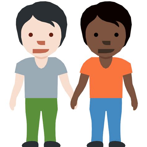 People Holding Hands Light Skin Tone Dark Skin Tone Vector Svg Icon Svg Repo