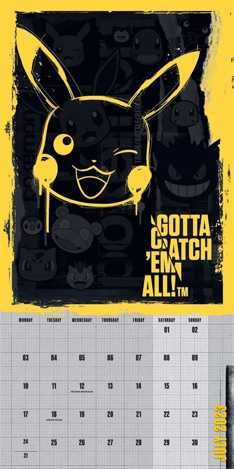 Pokemon Wall Calendars 2023 Buy At Europosters