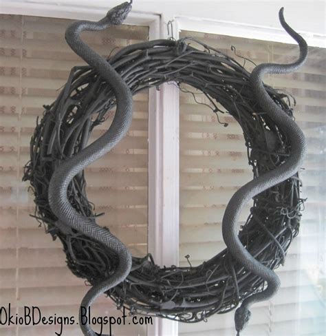 Martha Stewart Snake Wreath Knock Off Okio B Designs