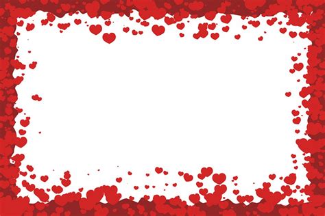 15 Valentine Vector Border Designs Images Happy Valentines Day