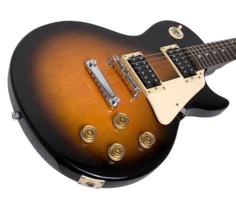 The epiphone les paul 100 is the electric guitar you want, if you're starting to get serious about your music. Epiphone Les Paul 100 Electric Guitar, Vintage Sunburst at ...