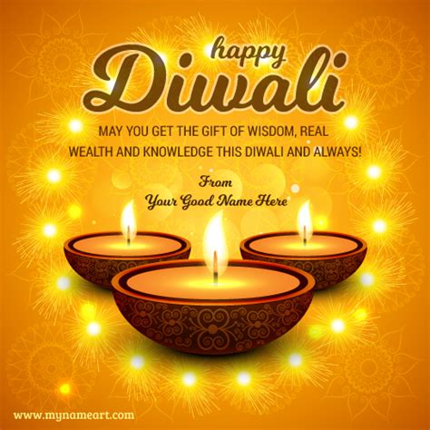 All these templates are free for personal and commercial use (with attribution) and are available for download in vector formats ( ai and eps source files). Write Name On Diwali Greeting Card | wishes greeting card