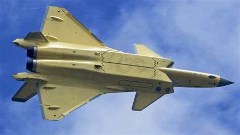 Chinese J 20 Long Range Stealth Fighter Makes History By Flying With