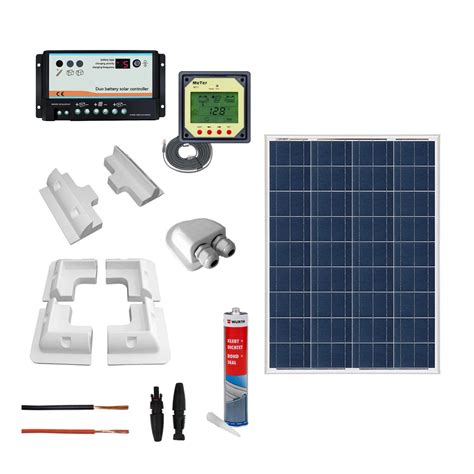 Kit Fotovoltaico Per Camper 80Wp PRO