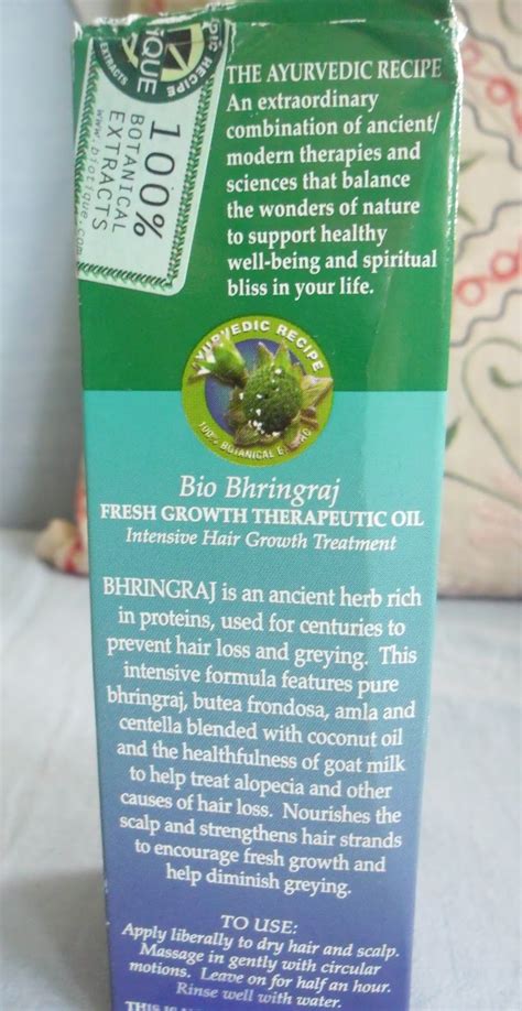To justify genuineness of your review kindly attach purchase proof. Beauty and Review: Biotique - Bio Bhringraj Fresh Growth ...
