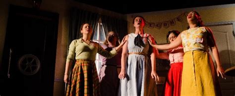 Review Monumental Theatre Cos Five Lesbians Eating A Quiche Is