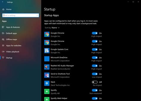 How To Configure Windows 10 Startup Apps In The Windows 10 Spring