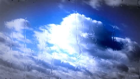 Rain Falling From Sky With Stock Footage Video 100