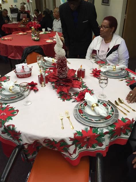 Senior Center Christmas Luncheon & Table Decoration Contest | Holy