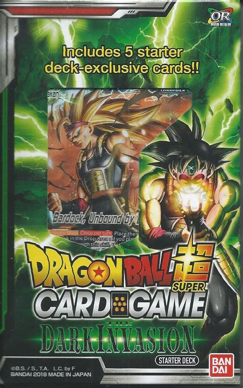 The game was previously released in other countries before making its debut in the united states. DragonBall Super Card Game The Dark Invasion Starter Deck ...