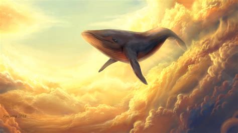 1920x1080 Whale In The Clouds Laptop Full Hd 1080p Hd 4k Wallpapers