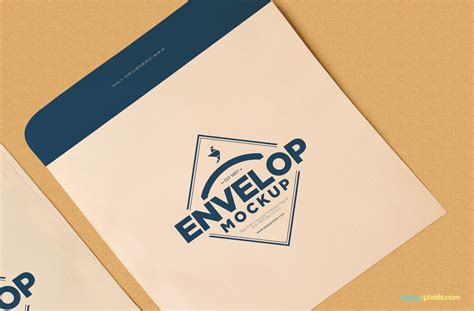 Download Free Envelope PSD Mockup + Letterhead Mockup | ZippyPixels