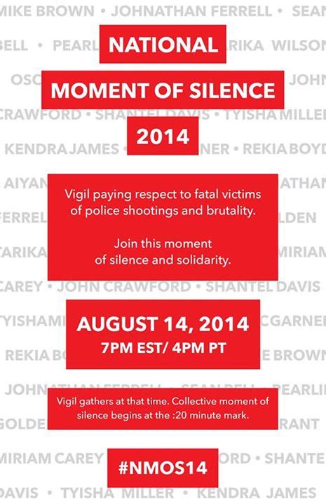 Ncte And 20 Lgbt Groups Observe Moment Of Silence For Michael Brown National Center For