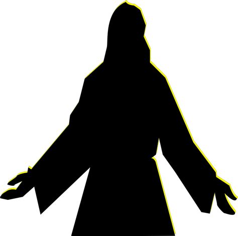 Jesus Silhouette Clipart Full Size Clipart 5385710 Pinclipart