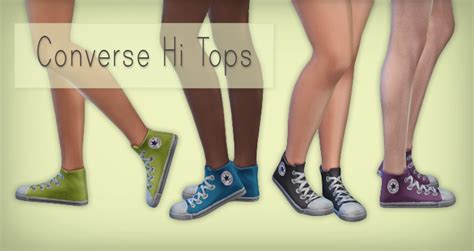 My Sims 4 Blog Converse Hi Tops By Simsrocuted