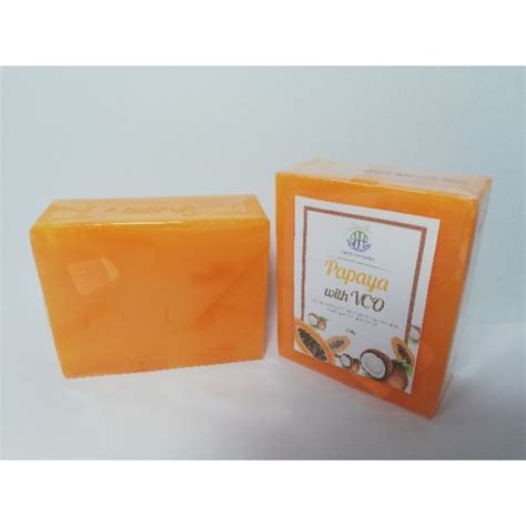 Papaya With Vco Soap G Antibacterial For Souvenirs Shopee Philippines
