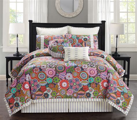 Comforters are often sold as part of an entire bedding set that may. 8 Piece Palermo Floral Comforter Set